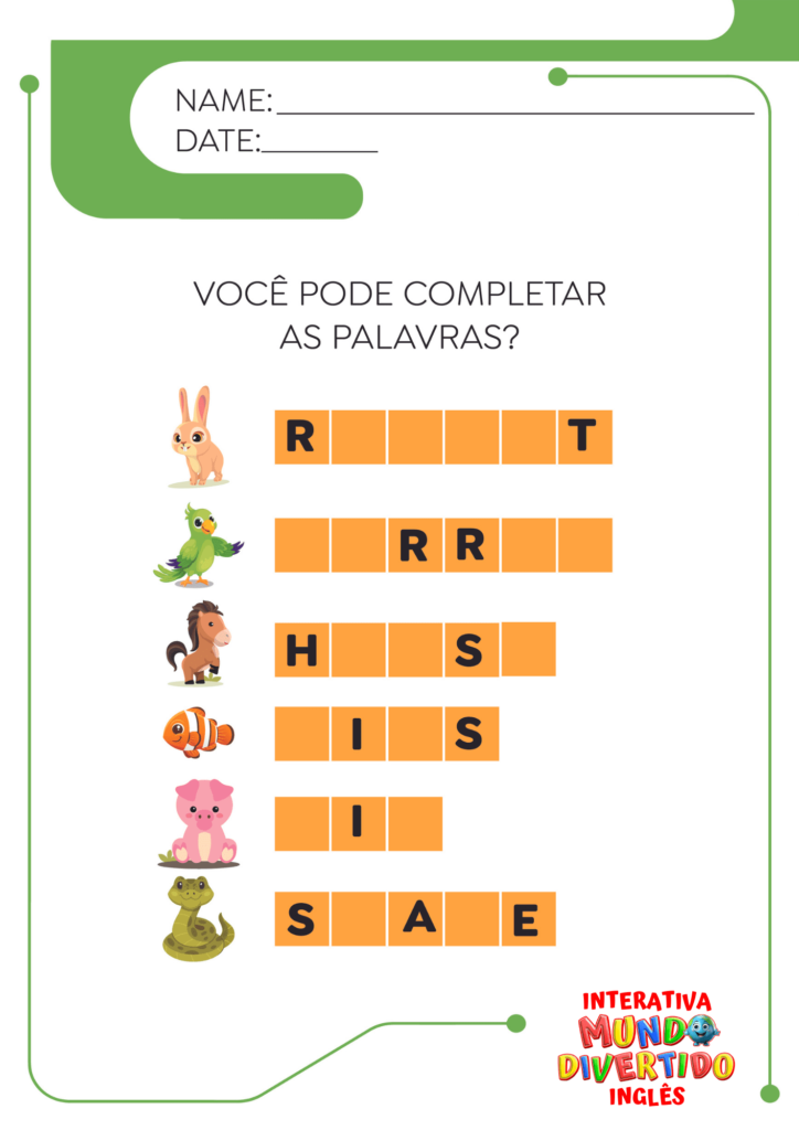 atividades de inglês (7)